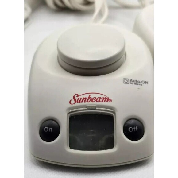Sunbeam PAC-229 Style D85KQP Electric Blanket Dual White 4 Prong Controller‎ - Picture 3 of 7